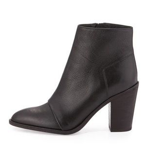 Vince Ennis Leather Ankle Boots
